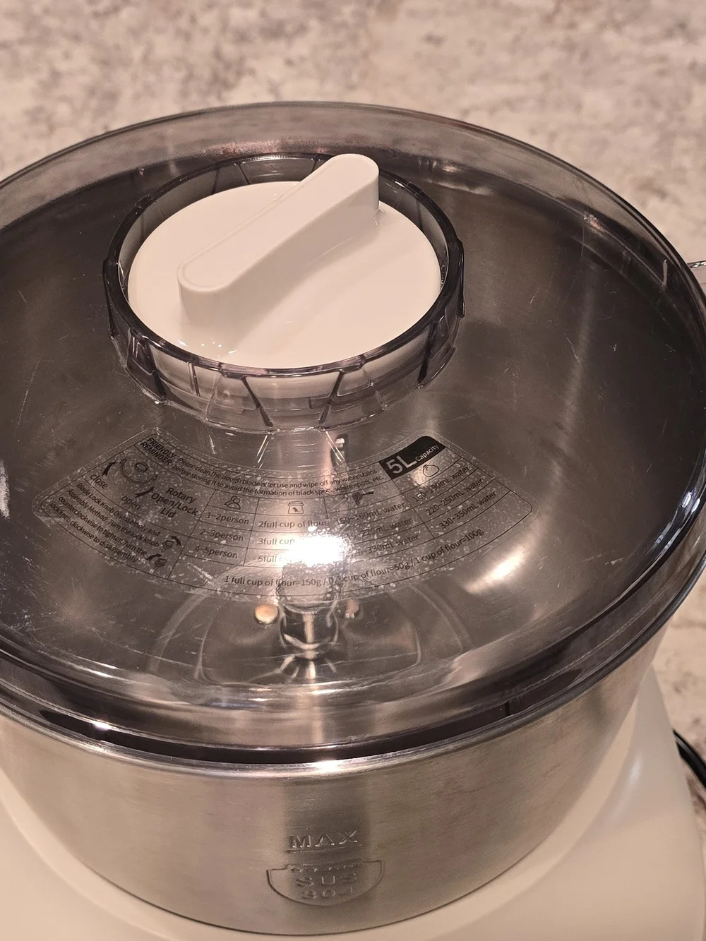 Joydeem Electric Dough Maker Mixer Kneader With Ferment Function Preset Modes